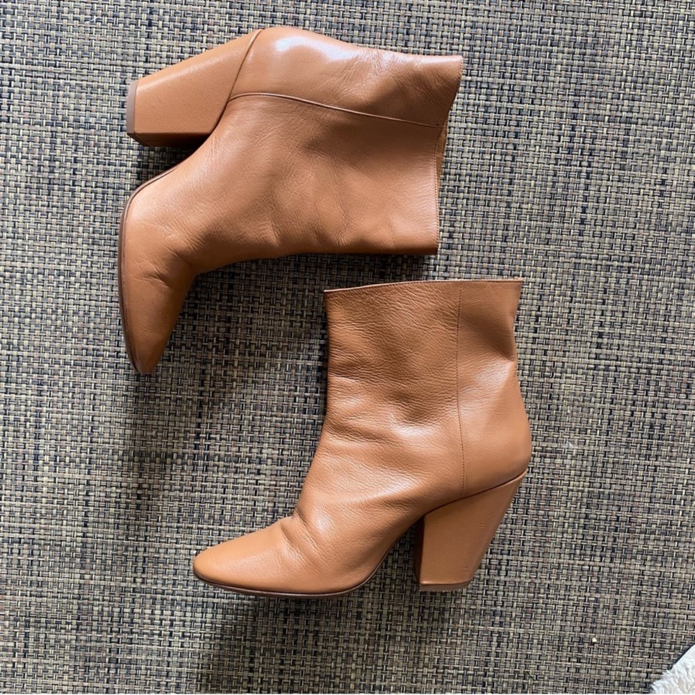 Simon Miller Camel Leather Ankle Booties